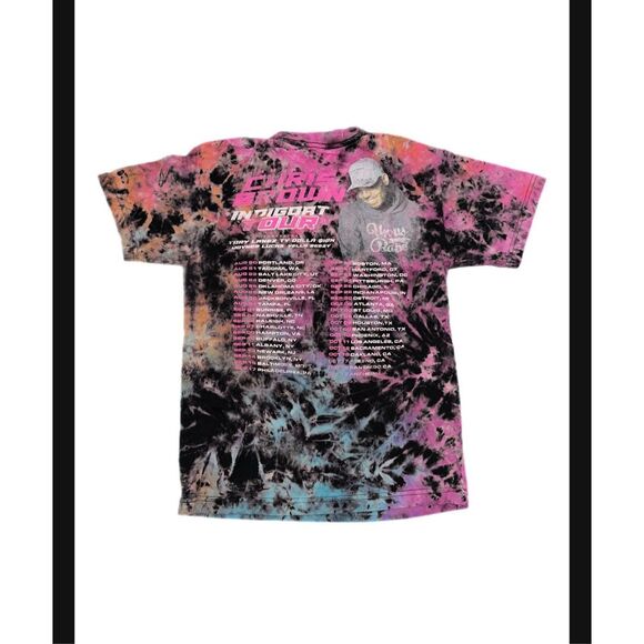 Chris Brown Tour Tie-Dye Tee - Picture 2 of 4